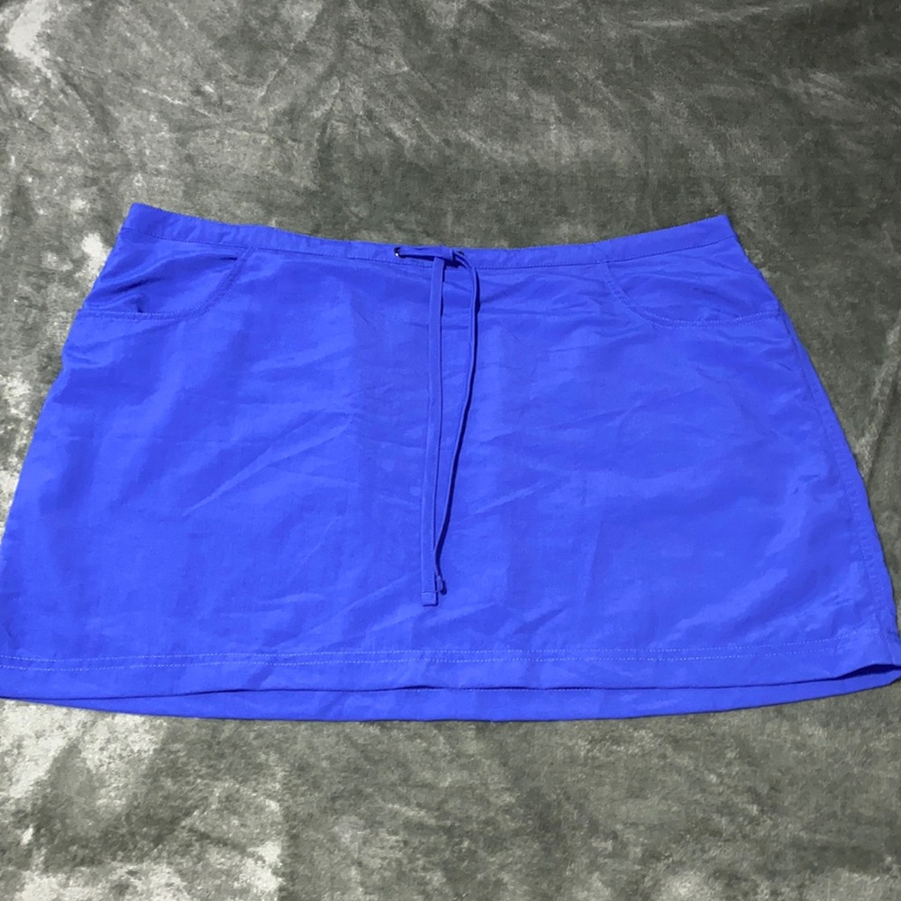 L.L Beans Athletic mini skirt size XL Indigo/Blue
